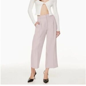 Wilfred Aritzia Effortless Cropped Pant, Cloudy Lilac, Size 10